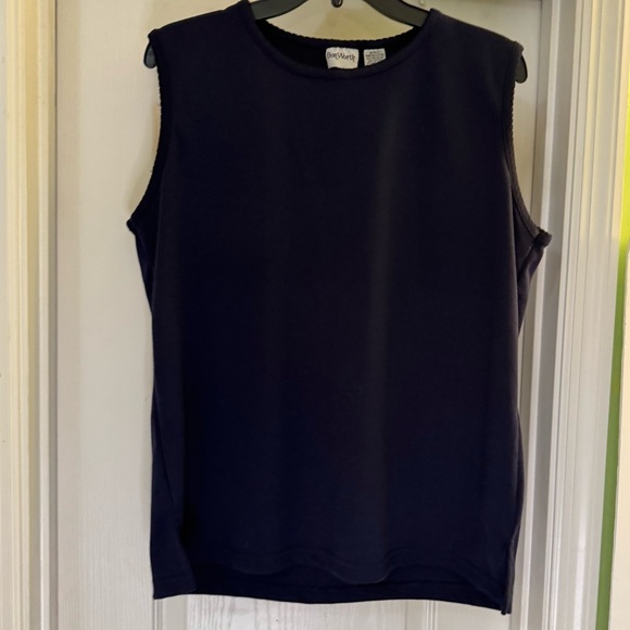 BonWorth Navy Blue Sleeveless Top - Picture 1 of 5
